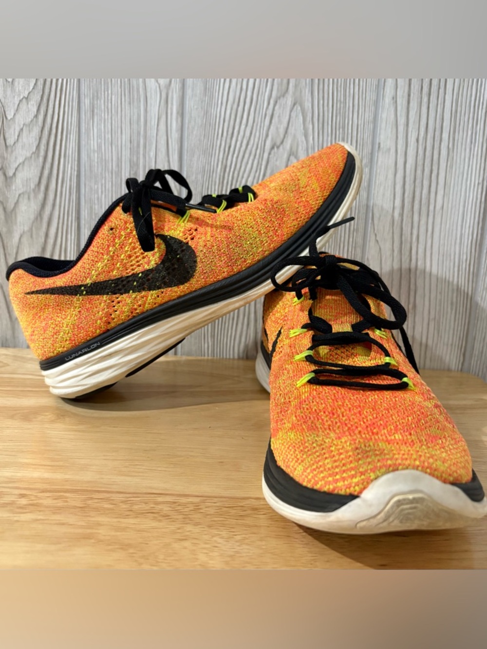 Nike Flyknit Trainers in Orange, Yellow & Black